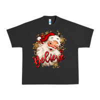 Pigment Black believe christmas santa claus Urban Heavy Tee - MaliasSmallBusiness