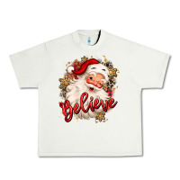Pistachio believe christmas santa claus Urban Heavy Tee - MaliasSmallBusiness