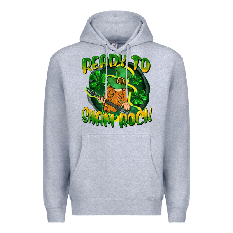 Ready To Sham Rock St. Patrick's Day Premium Hoodie by CowGirlArtShop | Teevron