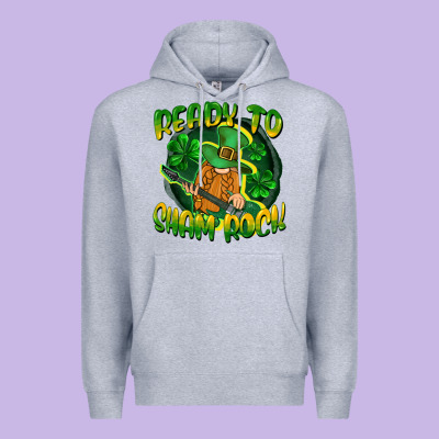 Ready To Sham Rock St. Patrick's Day Premium Hoodie Designed By Cowgirlartshop