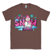 Chestnut up to snow good pink christmas winter snowman Classic Tee - MaliasSmallBusiness
