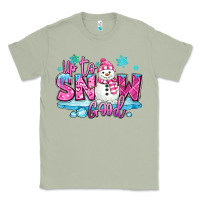 Matcha up to snow good pink christmas winter snowman Classic Tee - MaliasSmallBusiness