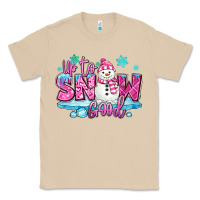 Mushroom up to snow good pink christmas winter snowman Classic Tee - MaliasSmallBusiness