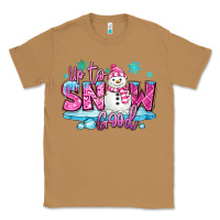 Toasted Coconut up to snow good pink christmas winter snowman Classic Tee - MaliasSmallBusiness