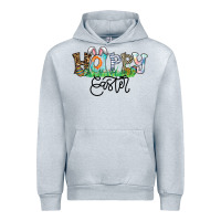 Heather Grey Happy Easter Urban Hoodie - CowhideDigitalArt