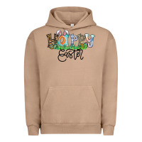 Pigment Burro Happy Easter Urban Hoodie - CowhideDigitalArt