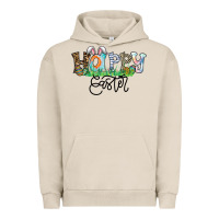 Pigment French Oak Happy Easter Urban Hoodie - CowhideDigitalArt