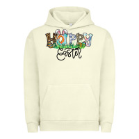 Pigment Pistachio Happy Easter Urban Hoodie - CowhideDigitalArt