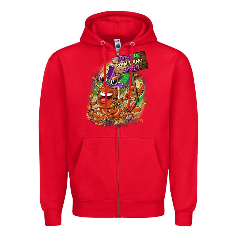 Throw Me Something Mister Zipper Hoodie by CowGirlArtShop | Teevron