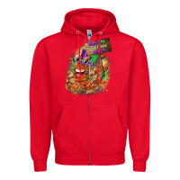 Red throw me something mister Zipper Hoodie - CowGirlArtShop