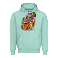 Seafoam throw me something mister Zipper Hoodie - CowGirlArtShop
