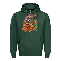 Sports Green throw me something mister Zipper Hoodie - CowGirlArtShop