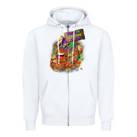 White throw me something mister Zipper Hoodie - CowGirlArtShop