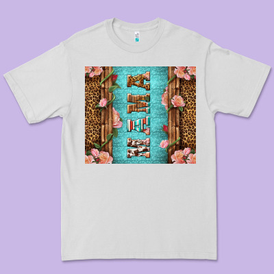 Western Mama Pink Roses Premium Tee Designed By Lillyallendesigns