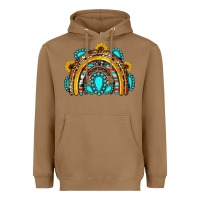 Toasted Coconut western gemstones sunflowers rainbow Heavyweight Hoodie - OliviaCreatesArt