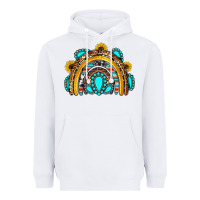 White western gemstones sunflowers rainbow Heavyweight Hoodie - OliviaCreatesArt