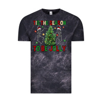 Cloud Black Tis' the season to be Jolly Vintage Tee - NancyCooperArtShop