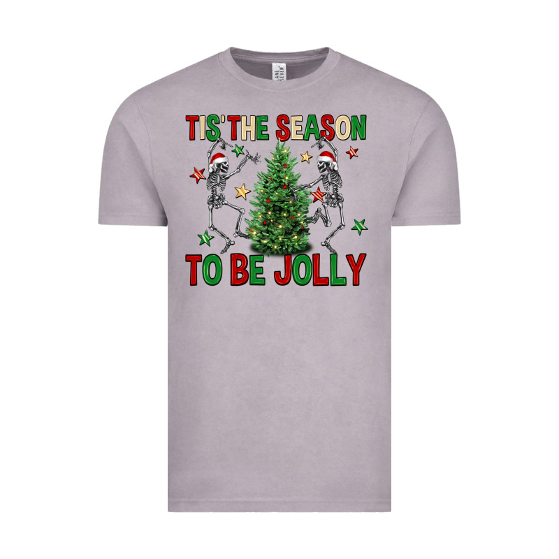 Tis' The Season To Be Jolly Vintage Tee by NancyCooperArtShop | Teevron