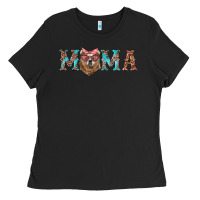 Mama With Bear Ladies Tee | Teevron