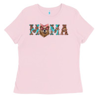 Bubblegum Pink mama with bear Ladies Tee - Artiststas