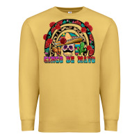 Antique Gold Cinco de mayo rainbow Premium Sweatshirt - FaDigitalArtStudio
