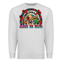 Dove Grey Cinco de mayo rainbow Premium Sweatshirt - FaDigitalArtStudio
