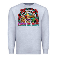 Heather Grey Cinco de mayo rainbow Premium Sweatshirt - FaDigitalArtStudio