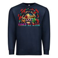 Navy Cinco de mayo rainbow Premium Sweatshirt - FaDigitalArtStudio