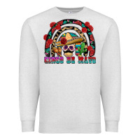 Oatmeal Heather Cinco de mayo rainbow Premium Sweatshirt - FaDigitalArtStudio