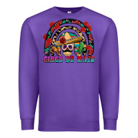 Purple Cinco de mayo rainbow Premium Sweatshirt - FaDigitalArtStudio