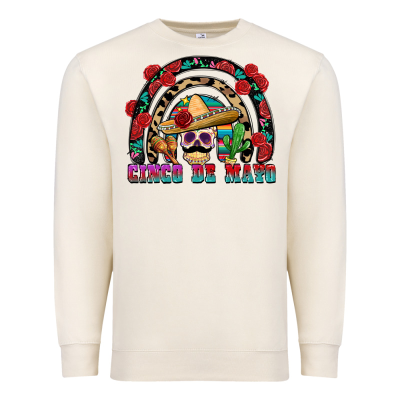 Cinco De Mayo Rainbow Premium Sweatshirt by FaDigitalArtStudio | Teevron