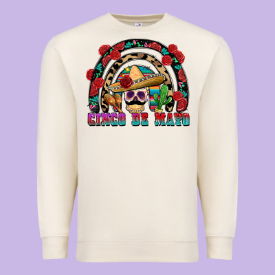 Cinco De Mayo Rainbow Premium Sweatshirt Designed By Fadigitalartstudio