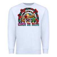 White Cinco de mayo rainbow Premium Sweatshirt - FaDigitalArtStudio
