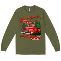 Army Green home for the holidays michigan Long Sleeve Tee - BarkalooDesign