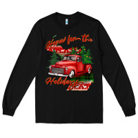Black home for the holidays michigan Long Sleeve Tee - BarkalooDesign