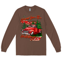 Chestnut home for the holidays michigan Long Sleeve Tee - BarkalooDesign