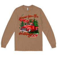 Toasted Coconut home for the holidays michigan Long Sleeve Tee - BarkalooDesign