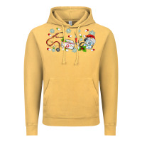 Vintage Mustard christmas nurse Vintage Hoodie - MaliasSmallBusiness
