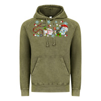 Vintage Olive christmas nurse Vintage Hoodie - MaliasSmallBusiness