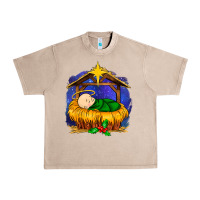 French Oak baby jesus Urban Heavy Tee - MaliasSmallBusiness