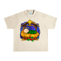 Sandshell baby jesus Urban Heavy Tee - MaliasSmallBusiness