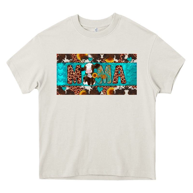 Mama Holstein Cow License Plate Heavy Core Tee by Artiststas | Teevron