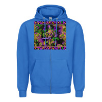 True Royal mardi gras fleur de lis Zipper Hoodie - CowGirlArtShop