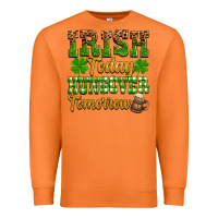 Carrot St. Patrick's Irish today hungover tomorrow Premium Sweatshirt - OliviaCreatesArt
