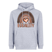 Heather Grey equality melanin rainbow Heavyweight Hoodie - OliviaCreatesArt