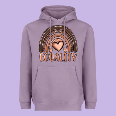 Equality Melanin Rainbow Heavyweight Hoodie Designed By Oliviacreatesart