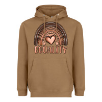 Toasted Coconut equality melanin rainbow Heavyweight Hoodie - OliviaCreatesArt