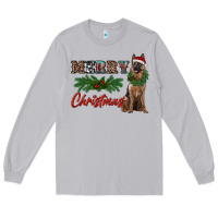 Moon Dust merry christmas german shepherd Long Sleeve Tee - RanaPortraitStore