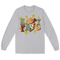 Moon Dust happy fall smiley face Long Sleeve Tee - BarkalooDesign