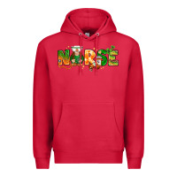 Cardinal St. Patrick's Day Nurse with gnome Premium Hoodie - HowdyJamesFarm